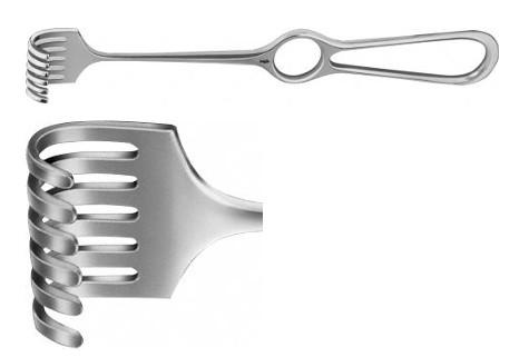 ФОЛЬКМАН РЕТРАКТОР 6-ЗУБ. ТУП. 15. 5X30MM 220MM